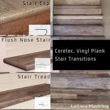 The flush stair nose absorbing the brunt of foot traffic abuse and maintaining the beauty of hardwood stairs. Vinyl Wood Flooring On Stairs Vinyl Flooring Online