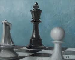 Chess Painting Chess Pieces Di Joe Winkler Fine Art Painting Painting Chess