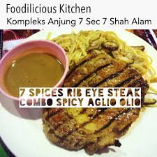 See 18 photos and 5 tips from 726 visitors to afnan tomyam & western food. 7 Spices Rib Eye Steak Combo Spicy Aglio Olio Rm30 90 7spices Ribeye Steak Combo Spicy Aglioolio Originalreci Ribeye Steak Western Food Original Recipe