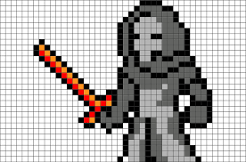Star Wars Kylo Ren Pixel Art Pixel Art Star Wars Blanket Star Wars Kylo Ren