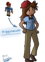 Roblox Avatar Miggyiscool87 By Pancakesmadness Roblox Character Drawing Cute Manga Girl