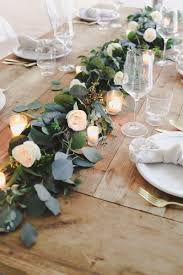 Diy Eucalyptus Garland Easy Spring Centerpiece Modern Glam In 2020 Spring Table Settings Spring Centerpiece Spring Table