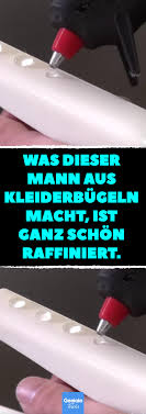 Was Dieser Mann Aus Kleiderbugeln Macht Ist Ganz Schon Raffiniert 19 Upcycling Tricks Um Mit Kleiderbugeln Noch Mehr Ordnung In Kleiderbugel Tricks Haushalt