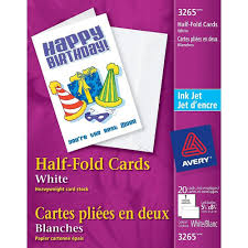 04 of 13 use a white polymer eraser. Avery Inkjet Half Fold Greeting Cards White 5 1 2 X 8 1 2 20 Pack 03265 Staples Ca