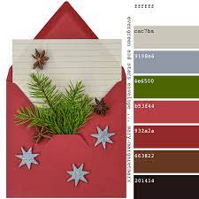 Evergreen And Stars Envelope Mary Margaretmarx Color Colors Colour Colours Colorpa Color Schemes Colour Palettes Color Palette Design Christmas Colors