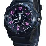 star time buyuk kadran fusya kiz cocuk kol saati kiz cocuklar kizlar koltuklar