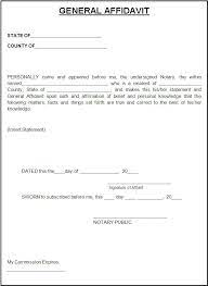 An affidavit form should contain the full name of the person making the affidavit and their signature. Affidavit Templates Free Printable Documents Letter Template Word Templates Printable Free Statement Template