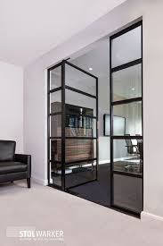 Stahl Tur Glas Tur Mit Glas Schiebetur Glas Und Glastur Wohnzimmer