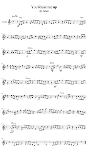 You Raise Me Up Completo Violin Sheet Music Clarinet Sheet Music Free Violin Sheet Music