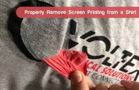 You heat press it our preferred shipping partner, ups will deliver your custom heat transfers based on the shipping service you select at check out. How To Remove Screen Printing From A Shirt Easily