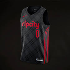 The portland trail blazers revealed their new city edition jersey tuesday. Nike Nba Portland Trail Blazers Swingman Jersey City Edition Black Mens Replica 912146 010
