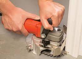 I have the dewalt 18v great saw chuggs along on worktop generaly need 2.6ah for 40mm but as most off my cutting is sheet off 6to12mm i dont mind at all i cut worktop less than 5% of my cuts more than 10% i would definatly be. Looking For The Best Undercut Door Jamb Saw Our Top Picks Compareappliances Biz