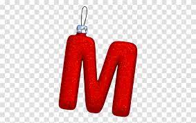 Half of 26 is 13 or the middlemost letter in the series is m. Christmas Ball Font Christmas Letter M Alphabet Number Transparent Png Pngset Com
