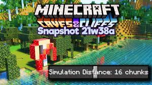 This will allow you to play minecraft snapshot . Minecraft 1 18 Snapshot 21w38a Simulation Distance Parity 9minecraft Net