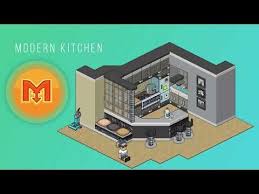 How To Build A Habbo Modern Kitchen Tutorial Youtube Pixel Art Games Pixel Art Small Canvas Art