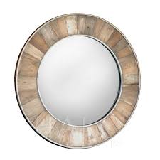Wooden Round Mirror Round Wooden Mirror Rustic Lodge Round Mirrors