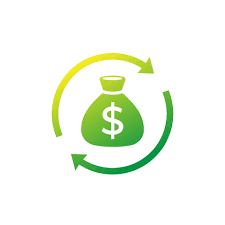 Download and host it on your own server. Reinvest Money Icon On White 2775130 Vector Art At Vecteezy