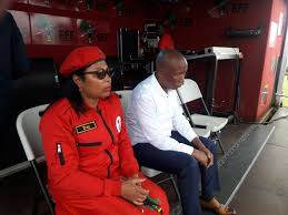 The firebrand economic freedom fighters (eff) party leader was hitting out at president cyril ramaphosa's decision to reopen the economy in a speech for the virtual celebrations. Julius Malema In Thembalethu George Herald