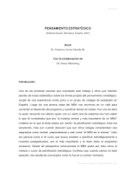 Descargar libro el proceso estrategico henry mintzberg en otros formatos: Pdf Pensamiento Estrategico