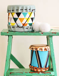A couple of years ago i intended to do an abcs of music for kids series , but quickly fell behind because it was hard to find good music activities for kids to fit a lot of the themes that i wanted to cover. Gift Idea Diy Drums A Beautiful Mess