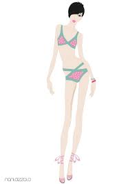 Summer Collection By Nani Pizzolo Style Sketch Croqui Bikini Fashion Illustration Girl Bikini Fashion Illustration Summer Collection Bikini Drawing
