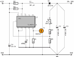 12v To 30v Tl497 Dc Dc Converter Circuit 20v 30v Adjustable Electronics Projects Circuits