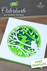 This url will remain active for the duration of your session; Diy Hubsche Osterkarte Mit Tunnel Technik Selbermachen Osterkarten Karten Osterbasteleien