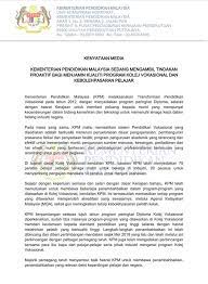 Kementerian pendidikan malaysia headquarters is in no. Moe Malaysia To Improve Quality Of Vocational Programmes And Students Marketability