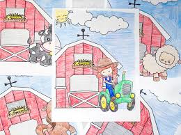 Where does our food come from? Free Printable Farm Animal Coloring Pages