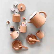 Toys Homewares Souvenirs On Instagram Our Teaset Comes With All These Little Pieces The First Set Or Original Set To Wooden Tea Set Wooden Toys Tea Set