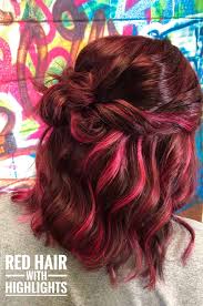 If your hair is dark brown, you should however slightly bleach the streaks before coloring them red. 15 Types Of Highlighted Hair With Pictures Updated 2019