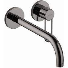 They're just dripping with style. Axor 38122331 Polished Black Chrome Uno Loop 1 2 Gpm Single Handle Wall Mounted Bathroom Faucet Engineered In Germany Limited Lifetime Warranty Faucet Com