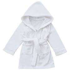 Bubba Blue My First Bath Robe White Size 2