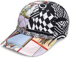 Versace Quilted Multi Pattern Baseball Cap Farfetch Multi Pattern Versace Baseball Cap