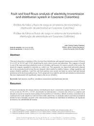 Empresas de bogotá, cundinamarca contratando indra colombia ltda consultor. Pdf Fault And Load Flows Analysis Of Electricity Transmission And Distribution System In Casanare Colombia