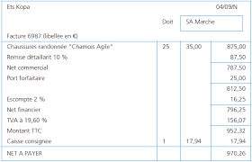 Ces enregistrements se font à partir des pièces justificatives (factures, chèques Comment Etablir Et Comptabiliser Une Facture