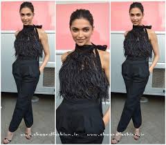 Deepika Padukone In Jumpsuit For Vogue Chat Show Vistara Event Celebrity Style Indian Celebrities Fashion