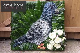 Pigeon Funeral Tributes Funeral Flowers Animal Theme