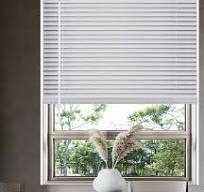 Cordless Light Filtering Window Blinds, Horizontal Vinyl Mini  Blinds/Shades, 1" Slats, Easy Install