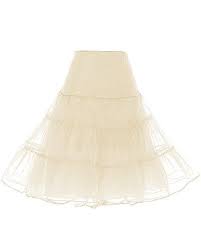 Robes vintage de toutes les sortes et de toutes les tailles : Dresstells Jupon Annees 50 Vintage En Tulle Rockabilly Petticoat Longueur 66cm 26 Champagne L Robes Vintage Rockabilly Annees 50
