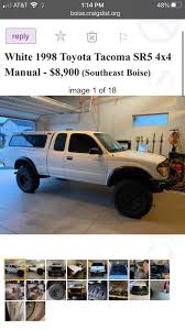 1999 toyota tacoma market analysis. What Do You Guys Think Of This Https Boise Craigslist Org Cto D Boise White 1998 Toyota Tacoma Sr5 4x4 7232250881 Html Toyotatacoma