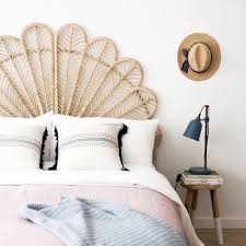 Chrissy Naturliche Rattan Kopfteil Etsy Bett rattan leder optik kopfteil bettgestell. chrissy naturliche rattan kopfteil