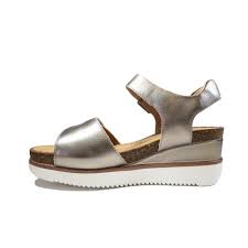 Browse sandals at kohl's® now!. Clarks Lizby Strap Gold Metallic Leather Womens Wedge Sandals Sale Buy Online Uk