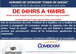 Coronavirus hoy inicia cambio en el horario de toque de queda para todo el país. Toque De Queda Horarios De Atencion En Aeropuerto Puertos Y Aduanas Agexport Hoy