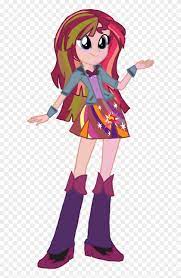 Tsundra, Equestria Girls, Fusion, Safe, Simple Background, - Illustration -  Free Transparent PNG Clipart Images Download