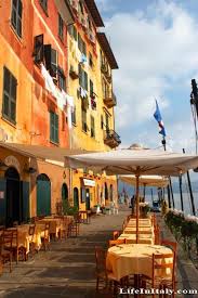 Cafe In Portofino Italy I Ate Right There And Ordered One Of The Signature Pesto Genovese Dishes Portofino Italy Italy Best Of Italy