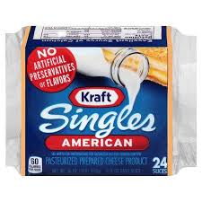 Kraft Singles American Cheese Slices 16oz 24ct Kraft Recipes Kraft Cheese Food