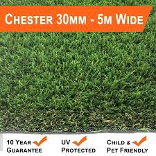 We've installed millions of square feet across the country in backyards, doggy daycares, boarding facilities, dog parks, airport pet relief areas, and veterinary clinics. Chester 30mm 5m Wide Only Artificial Grass Direct