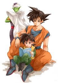 Dragon ball is a japanese media franchise created by akira toriyama in 1984. Son Goku Son Gohan And Piccolo Dragon Ball And 1 More Drawn By Mine1225 Danbooru