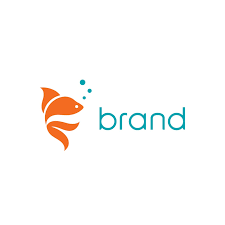 Minimalist Goldfish Logo Fish Logo Goldfish Logos